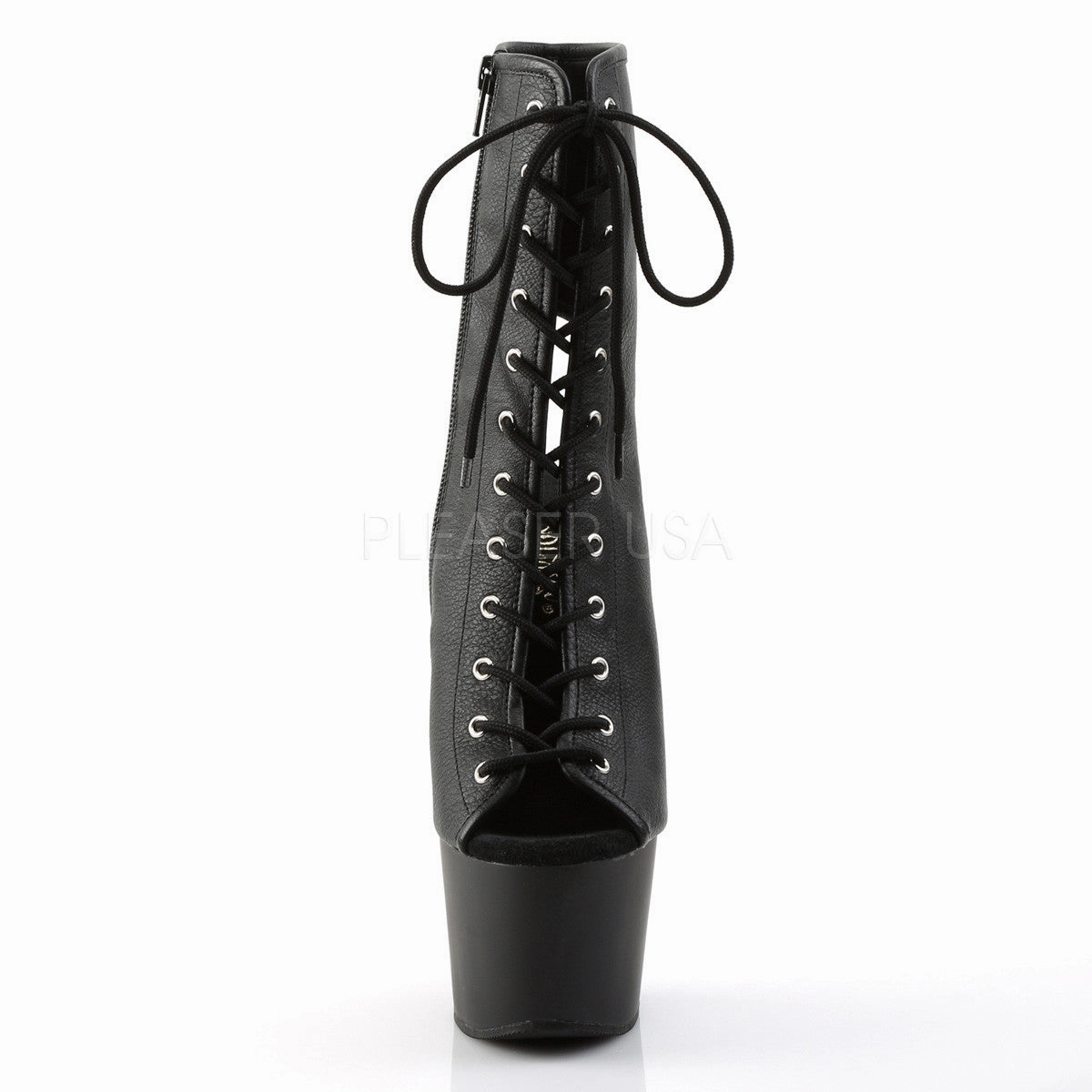 7 Inch Heel ADORE-1016 Black Pu