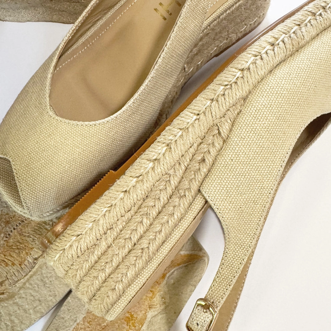 *Giulia - Black Slingback espadrilles