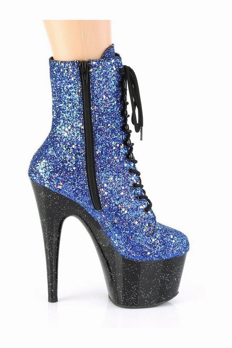 ADORE-1020MG Exotic Boot | Blue Glitter