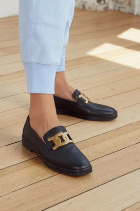 Alfie & Evie Luigi Loafer Black
