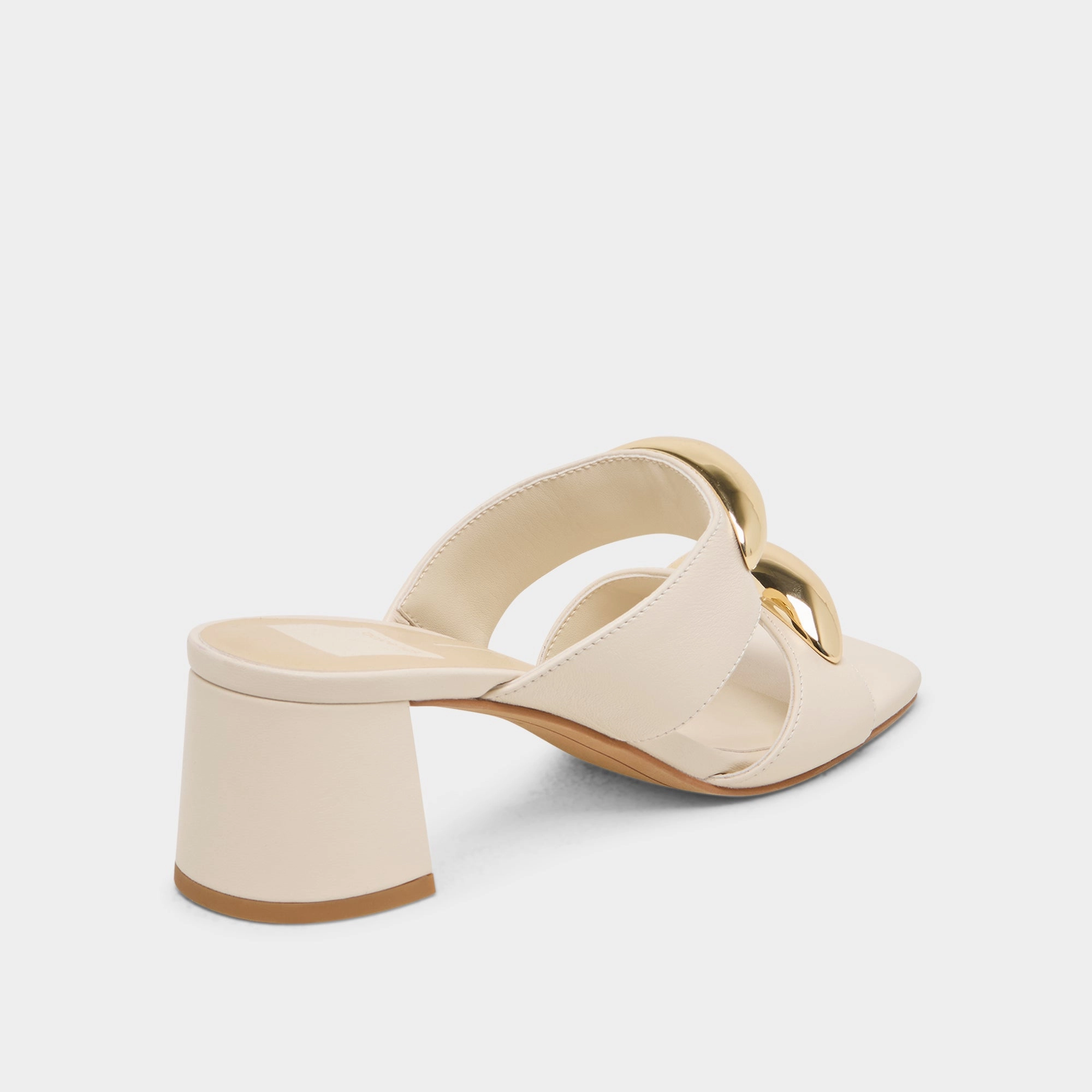 BARNET HEELS BONE LEATHER