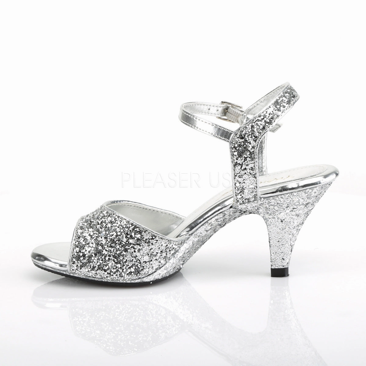 BELLE-309G  Silver Glitter/Silver Glitter