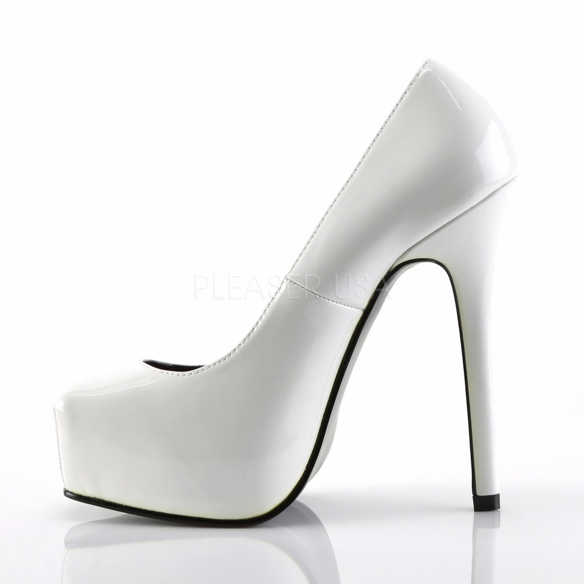 BONDAGE-01  White Patent