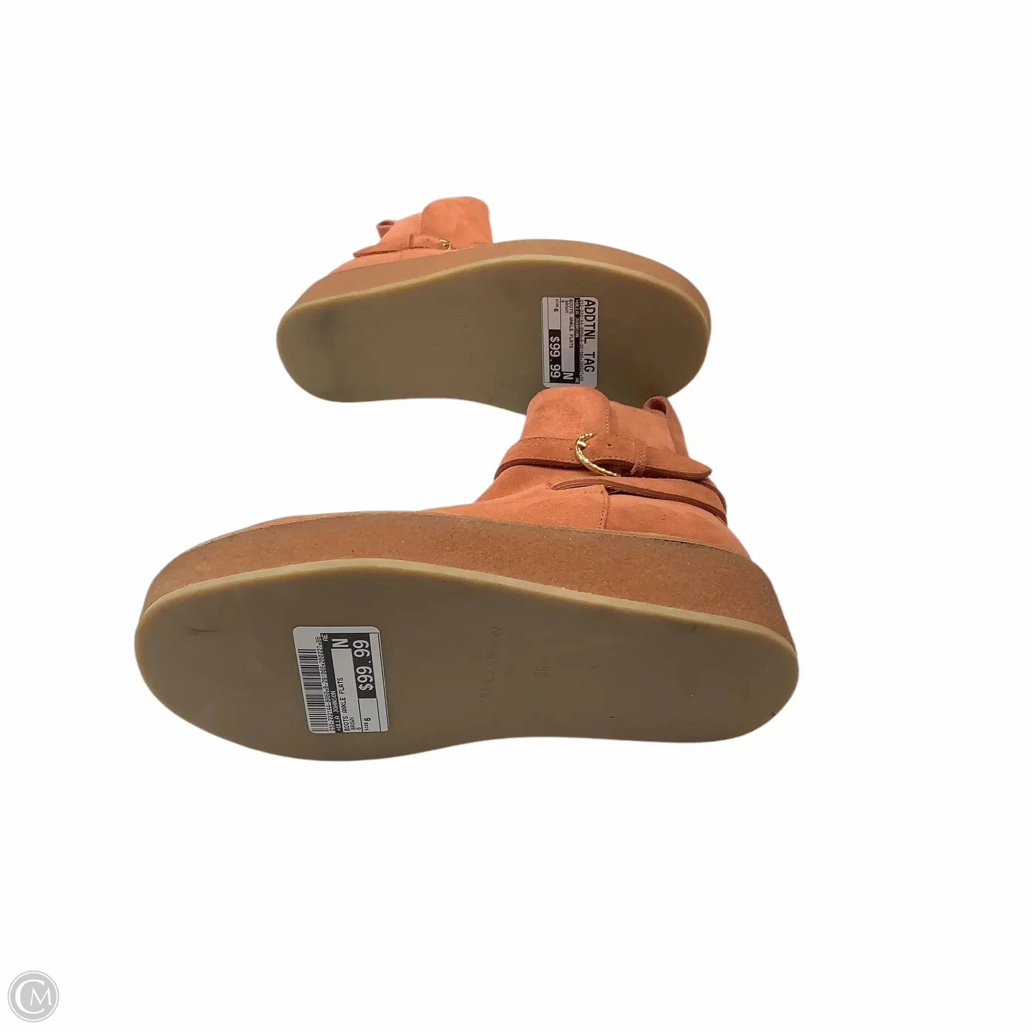Boots Ankle Flats By Ulla Johnson In Brown, Size: 6