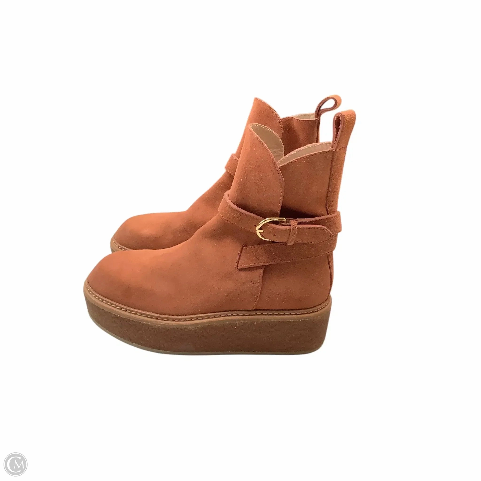 Boots Ankle Flats By Ulla Johnson In Brown, Size: 6