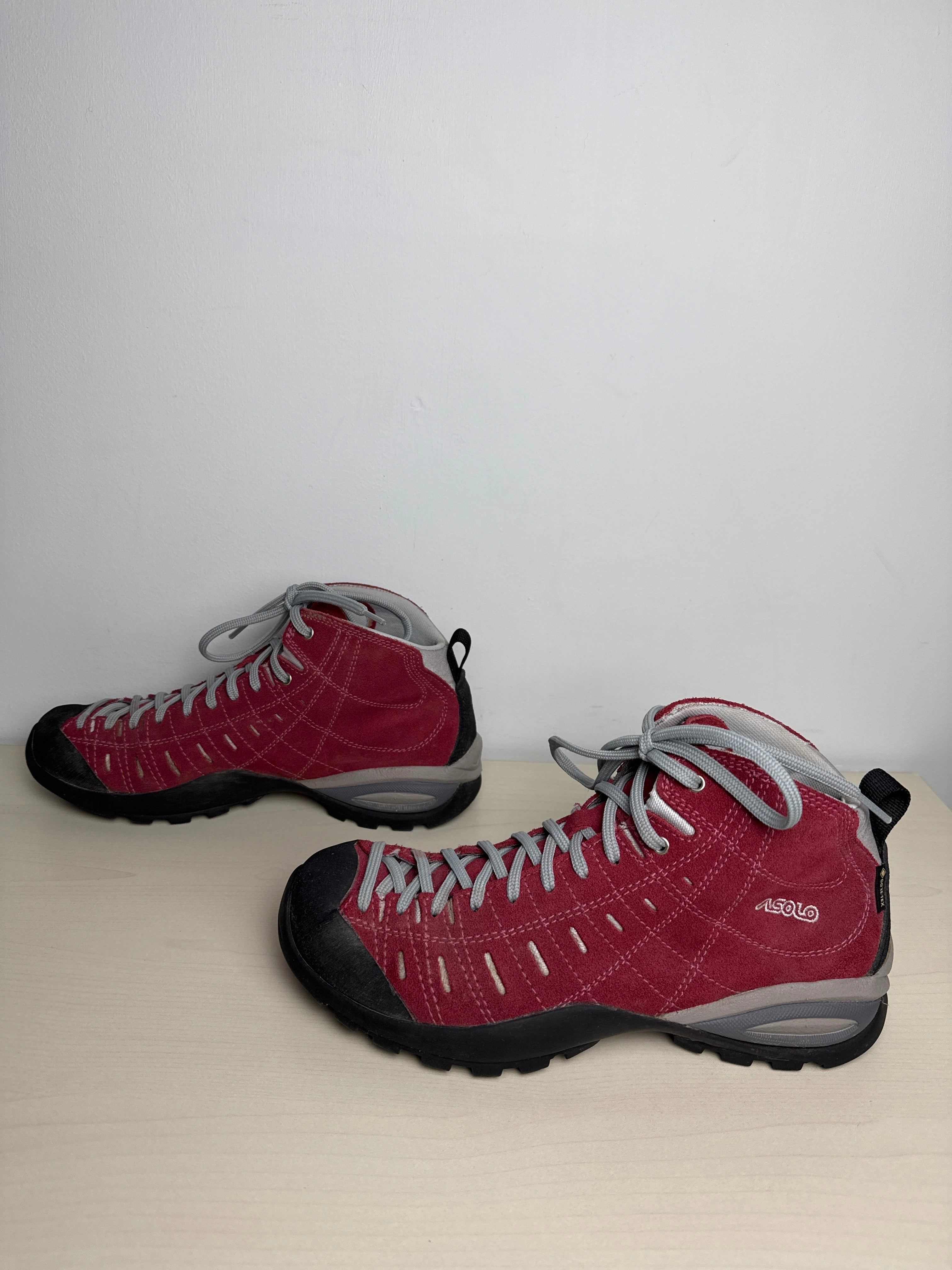 Boots Hiking By ASOLO In Red, Size: 7.5