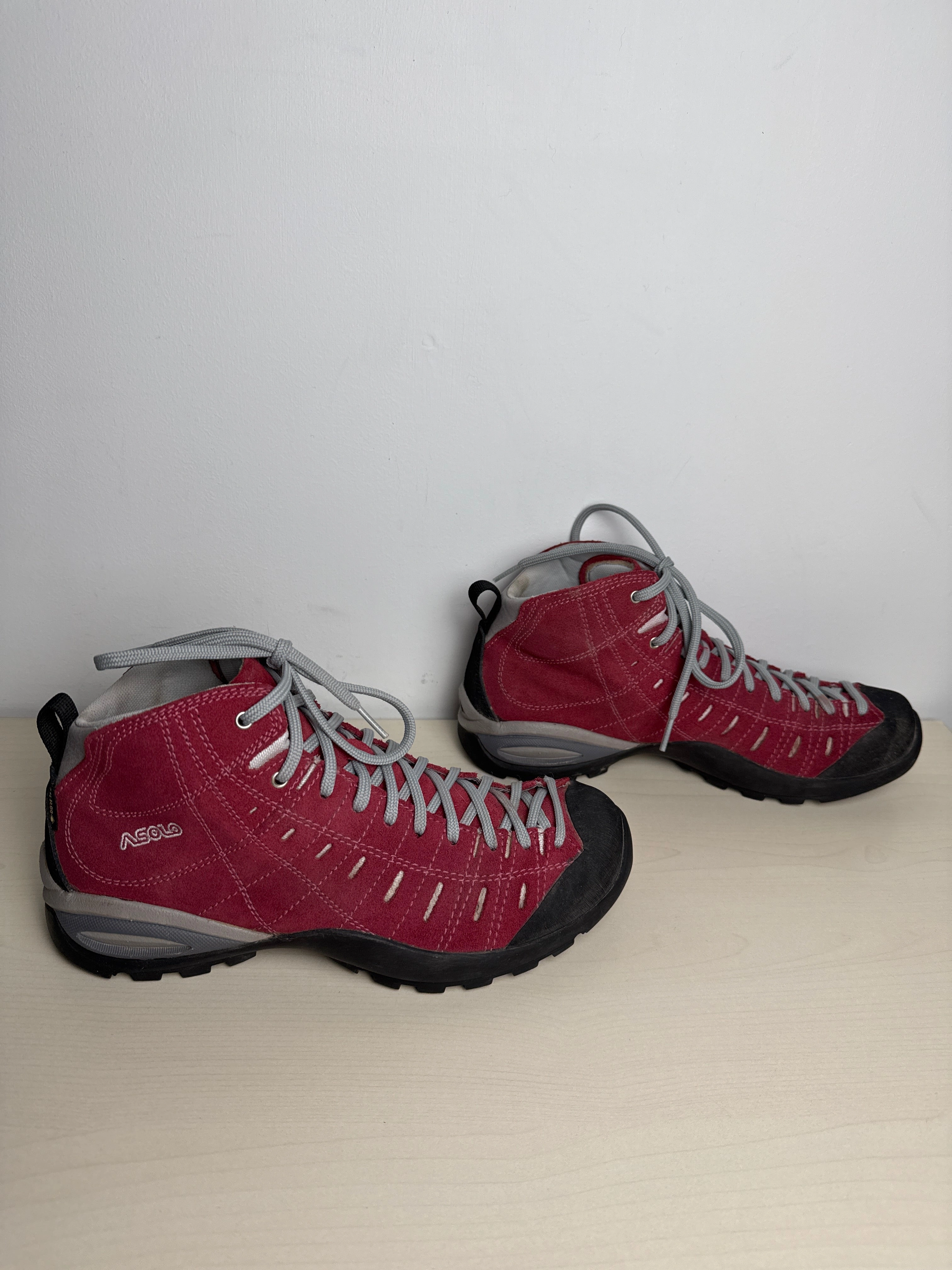 Boots Hiking By ASOLO In Red, Size: 7.5