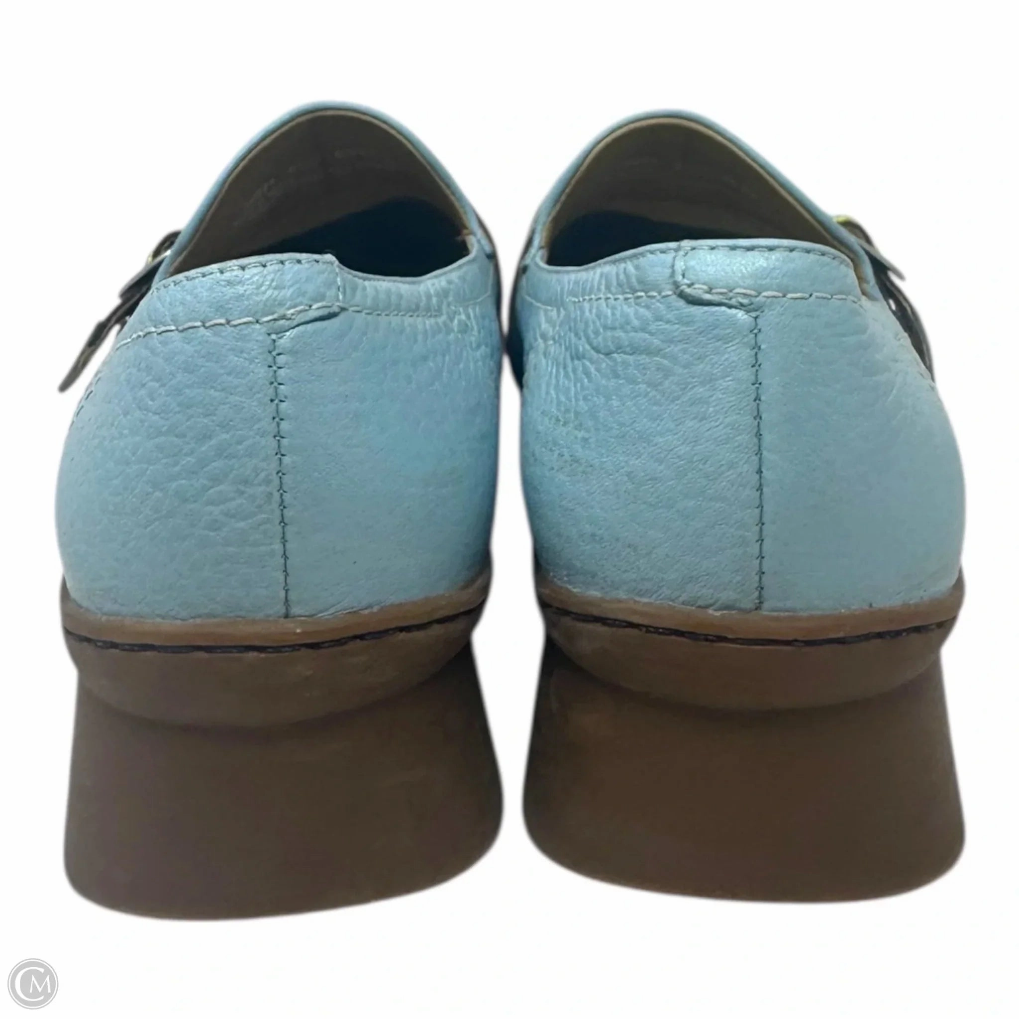 Buckled Leather Loafers By Indigo By Clark’s In Blue, Size: 9.5