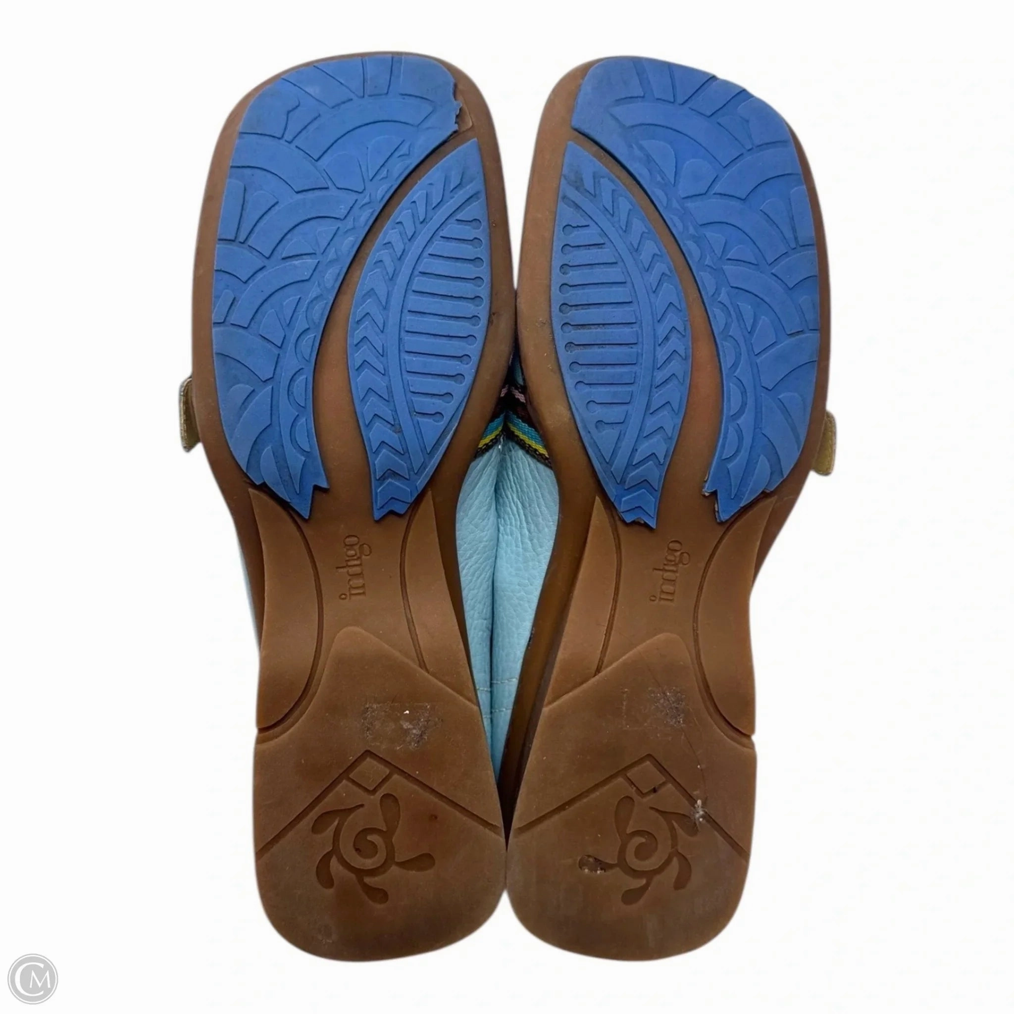 Buckled Leather Loafers By Indigo By Clark’s In Blue, Size: 9.5