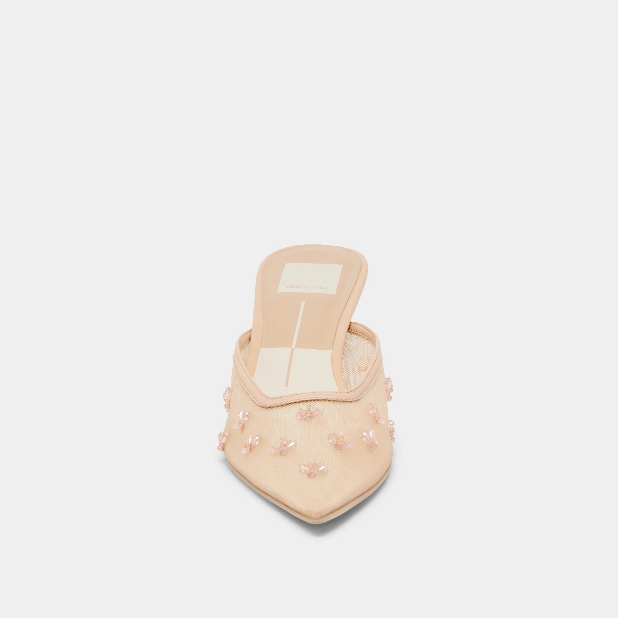 CLARA WIDE HEELS FRENCH VANILLA MESH