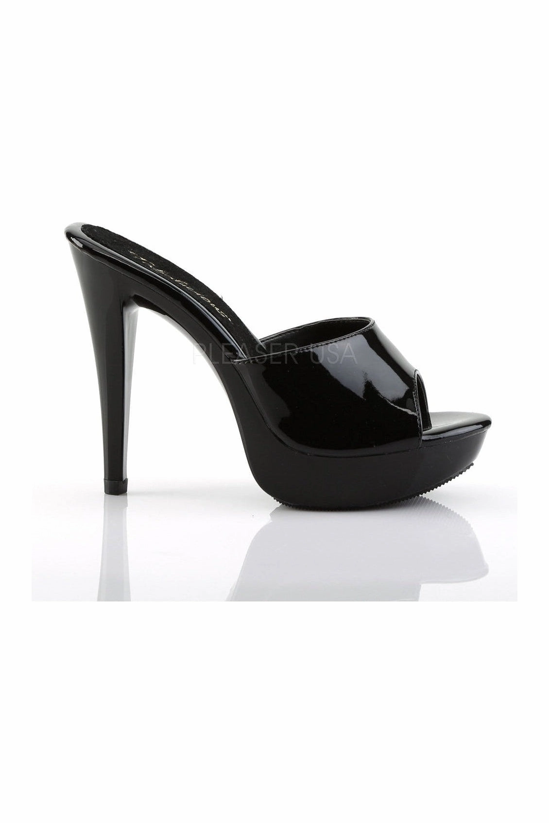 COCKTAIL-501 Platform Slide | Black Patent