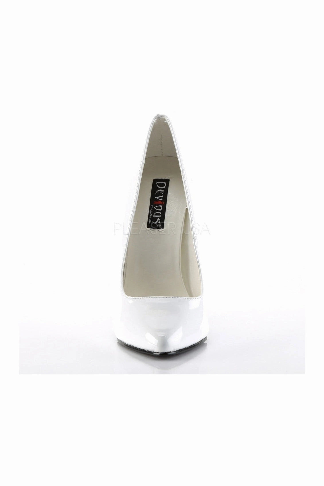 DOMINA-420 Pump  | White Patent