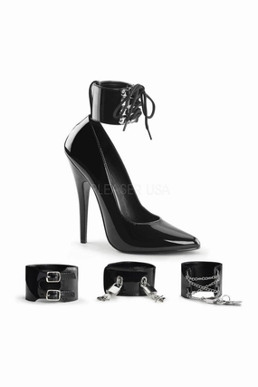 DOMINA-434 Pump  | Black Patent