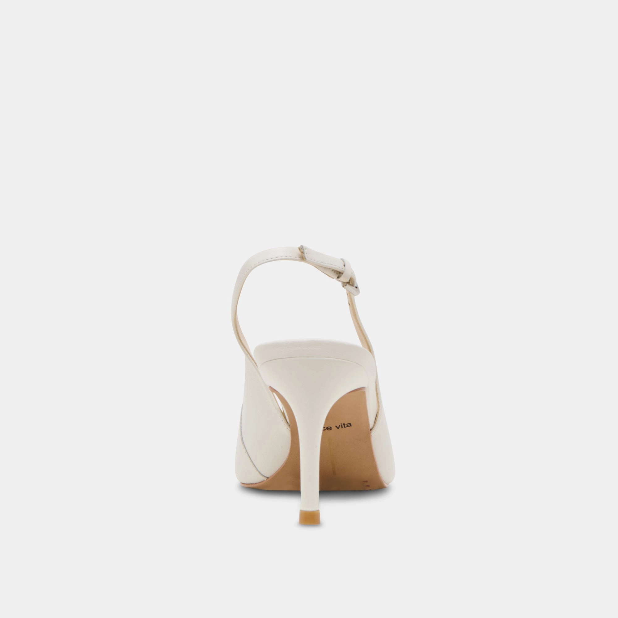 ELASI HEELS WHITE LEATHER