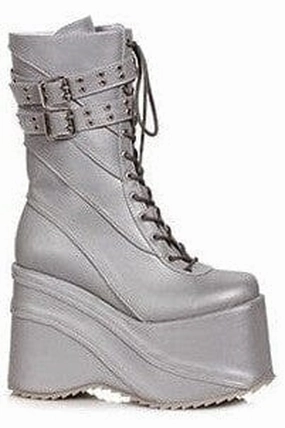 Ellie Shoes 500-SHARLA Chunky Heel Platform Boot