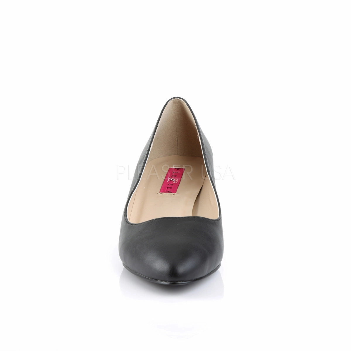 FAB-420  Black Faux Leather