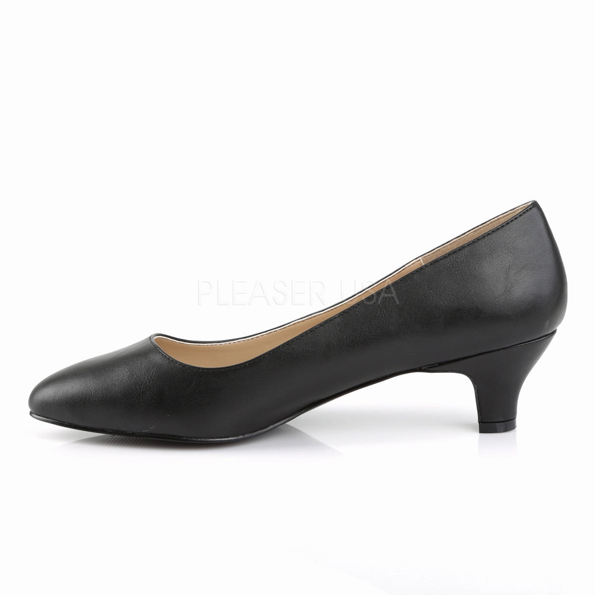 FAB-420  Black Faux Leather