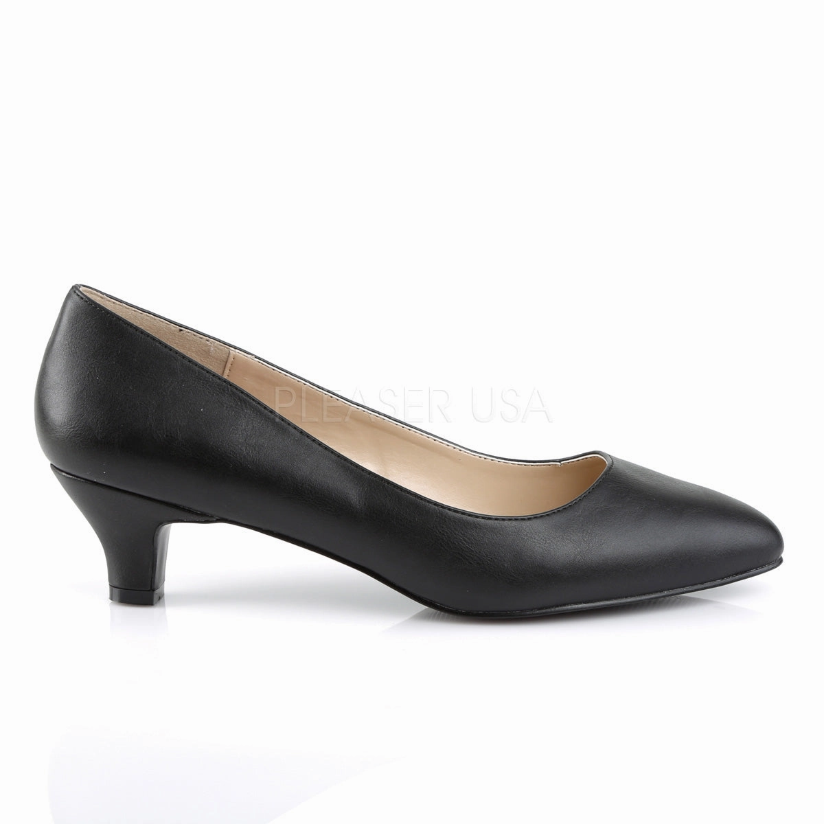 FAB-420  Black Faux Leather