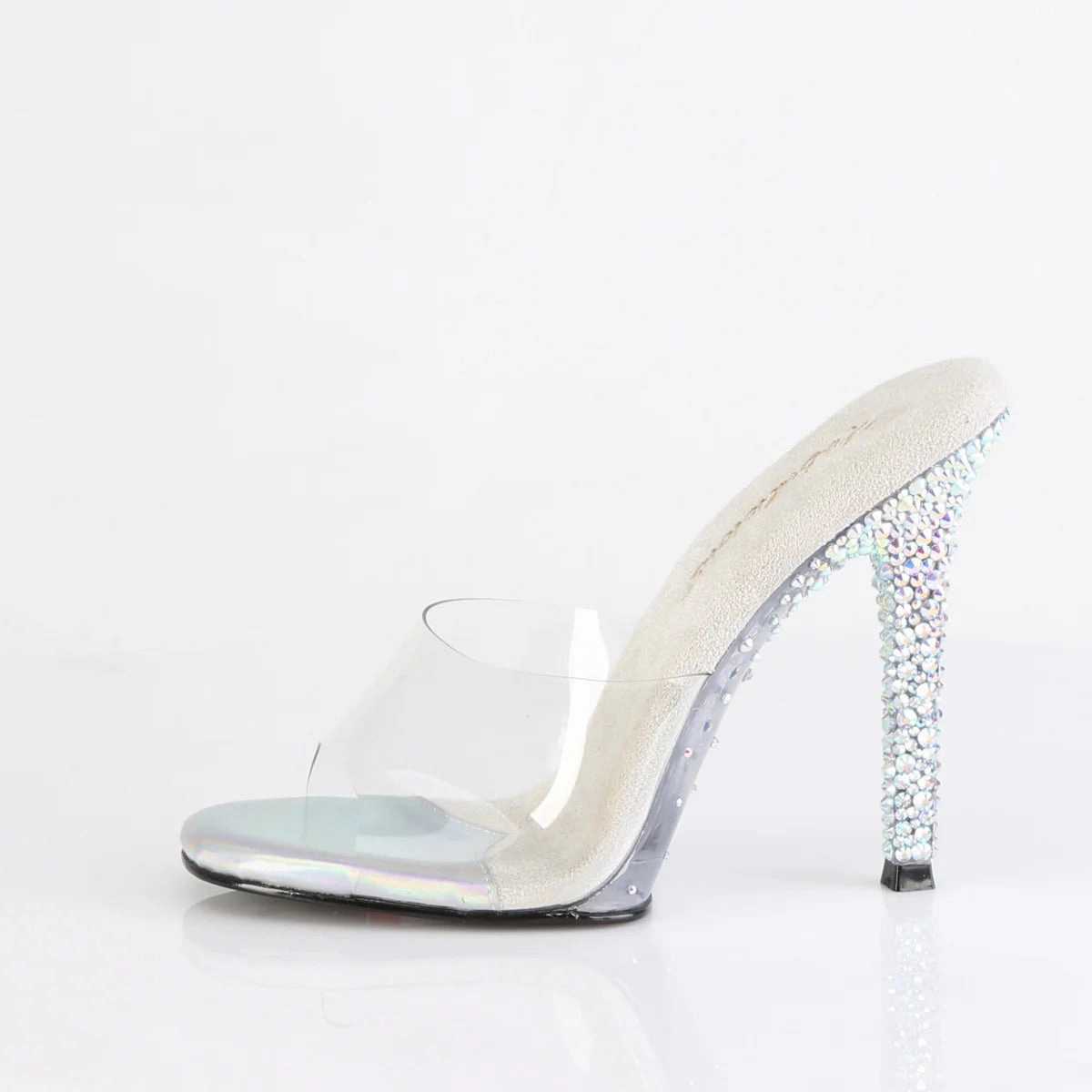 Fabulicious Gala-01DSP-Clear/Silver-Size 8-Clearance
