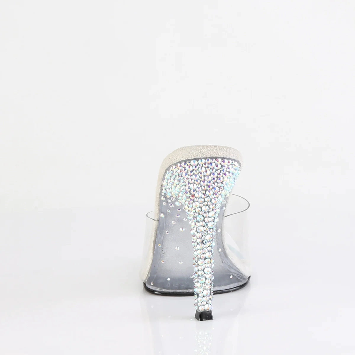 Fabulicious Gala-01DSP-Clear/Silver-Size 8-Clearance
