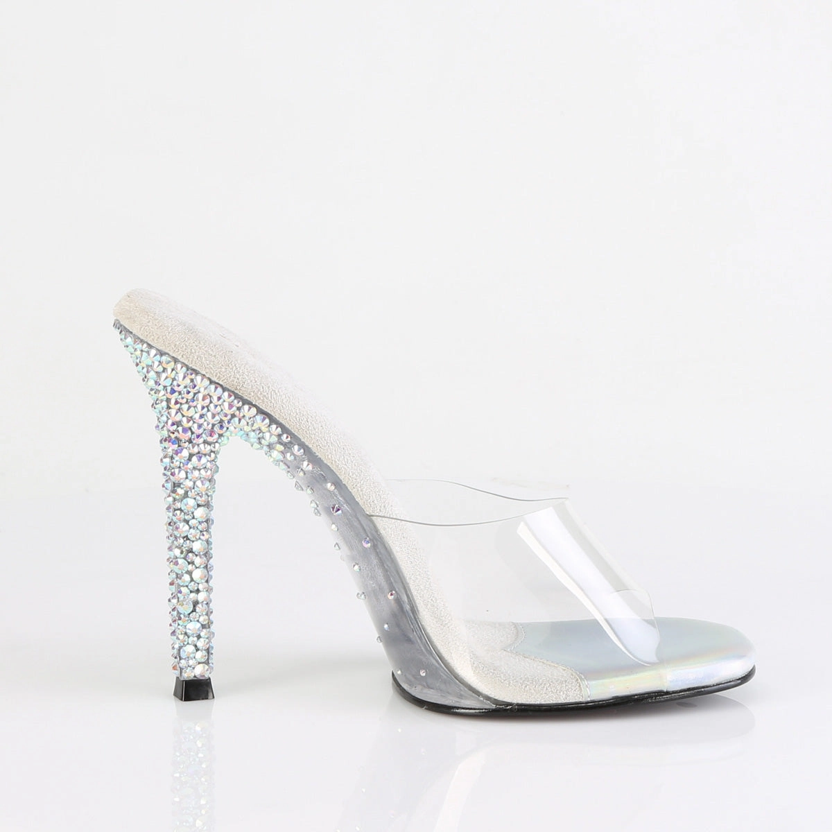 Fabulicious Gala-01DSP-Clear/Silver-Size 8-Clearance