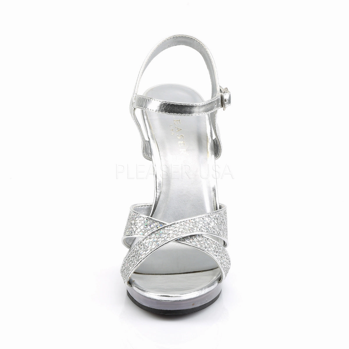 FLAIR-419(G)  Silver Multi Glitter/Clear