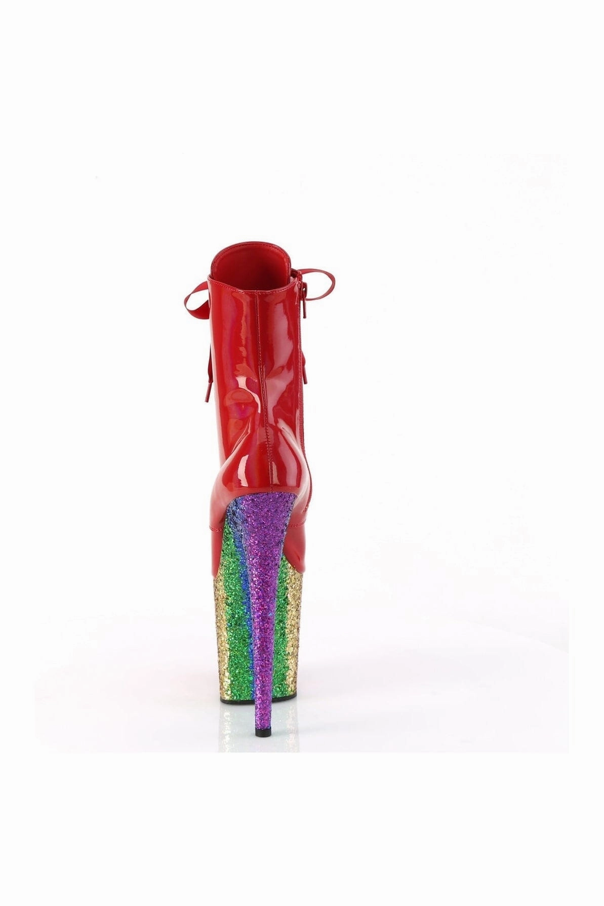 FLAMINGO-1020HG Red Patent Ankle Boot