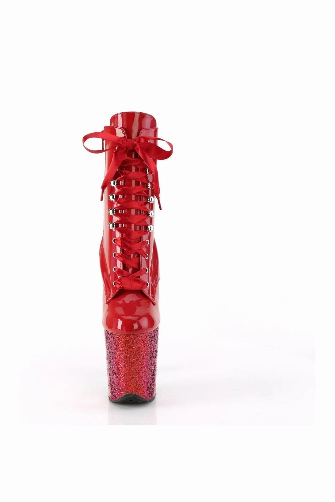 FLAMINGO-1020HG Red Patent Ankle Boot