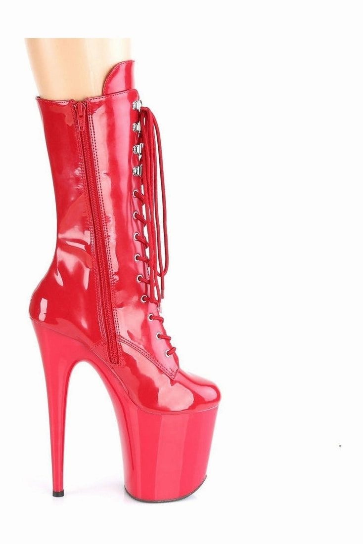 FLAMINGO-1050 Exotic Boot | Red Patent