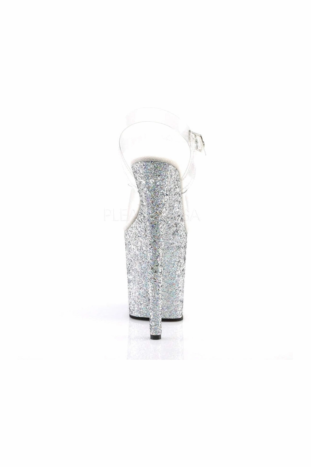 FLAMINGO-808LG Platform Sandal  | Clear Vinyl