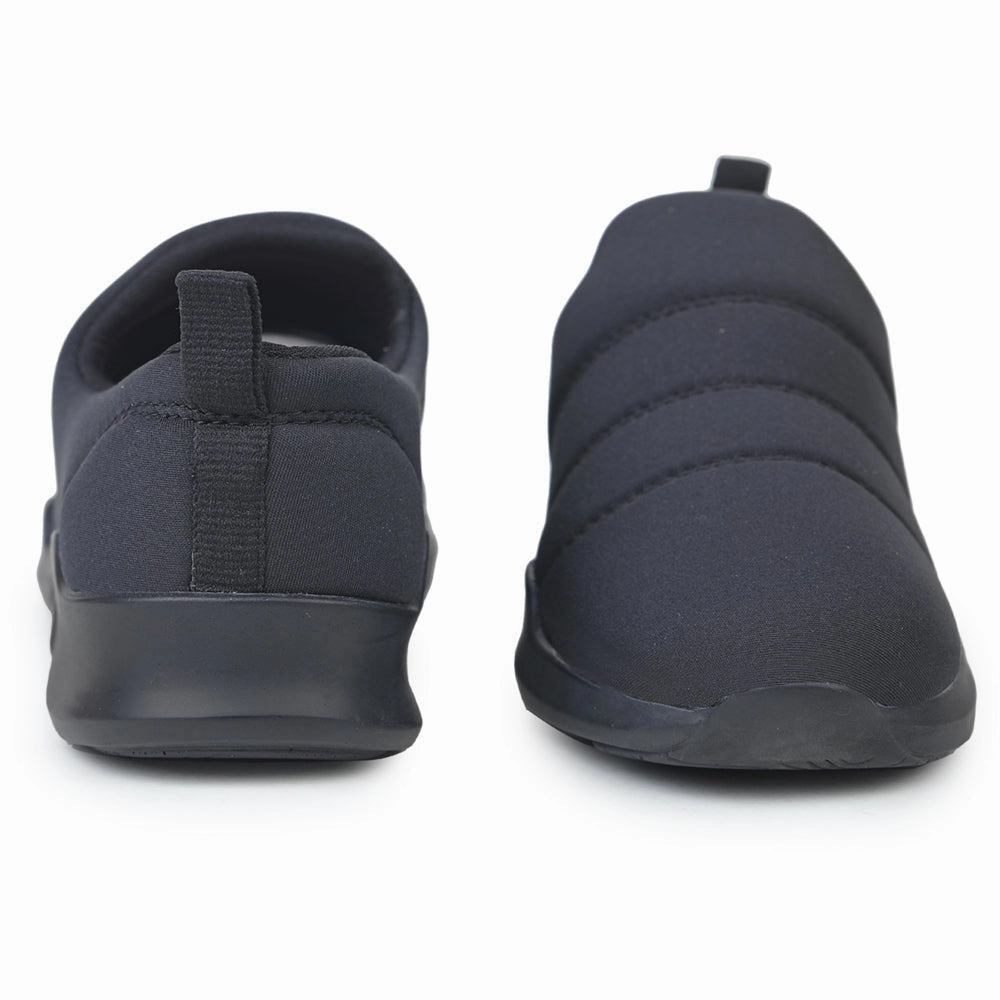 Force 10 Non Lacing Black Casual Slip on Shoes For Women AVILA-BLK By Liberty