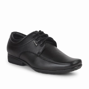 Fortune Black Formal Lace Up Shoes For Men Uvl-33 By Liberty