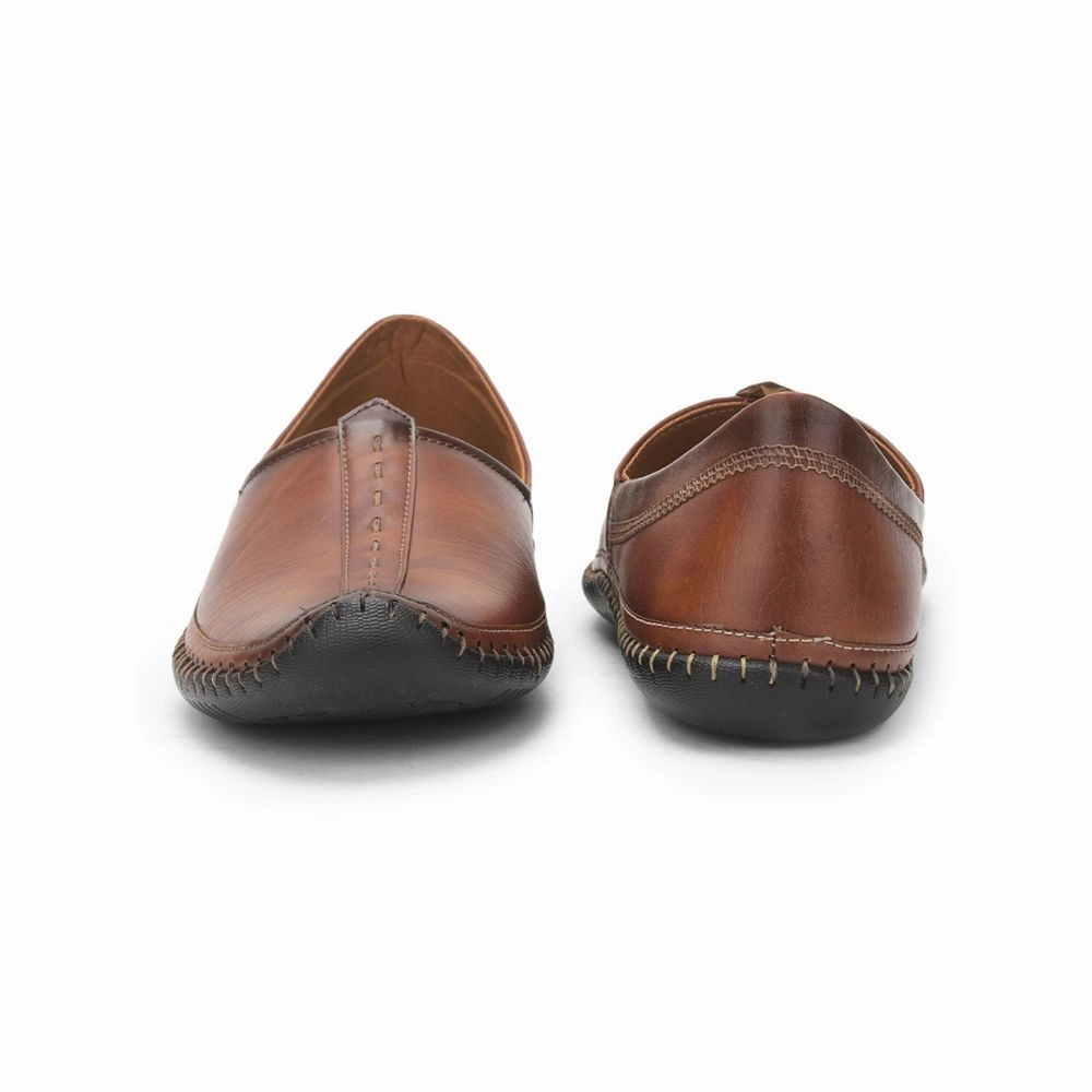 Fortune Tan Casual Mojari For Men BRL-25 By Liberty