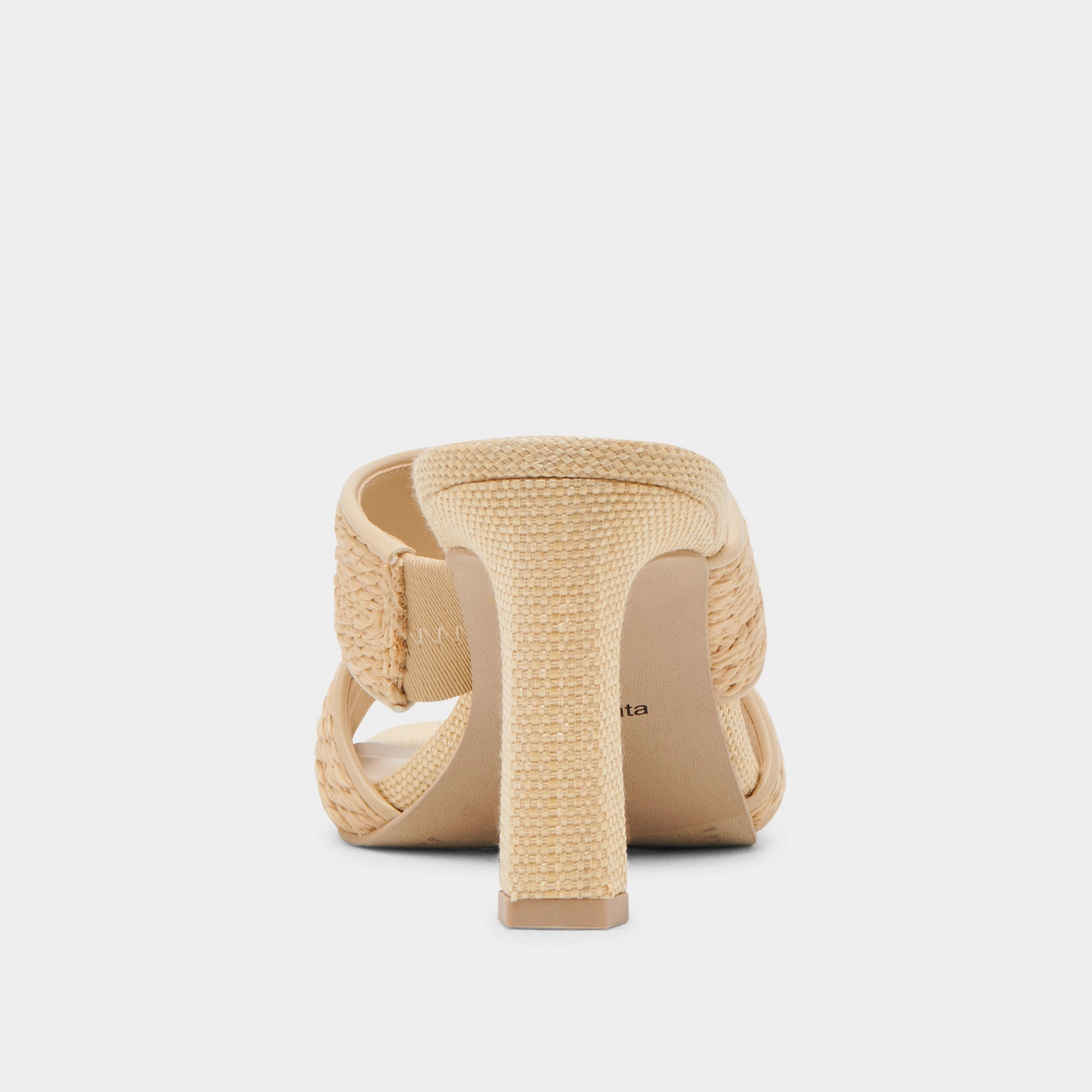 GITEL HEELS LT NATURAL RAFFIA