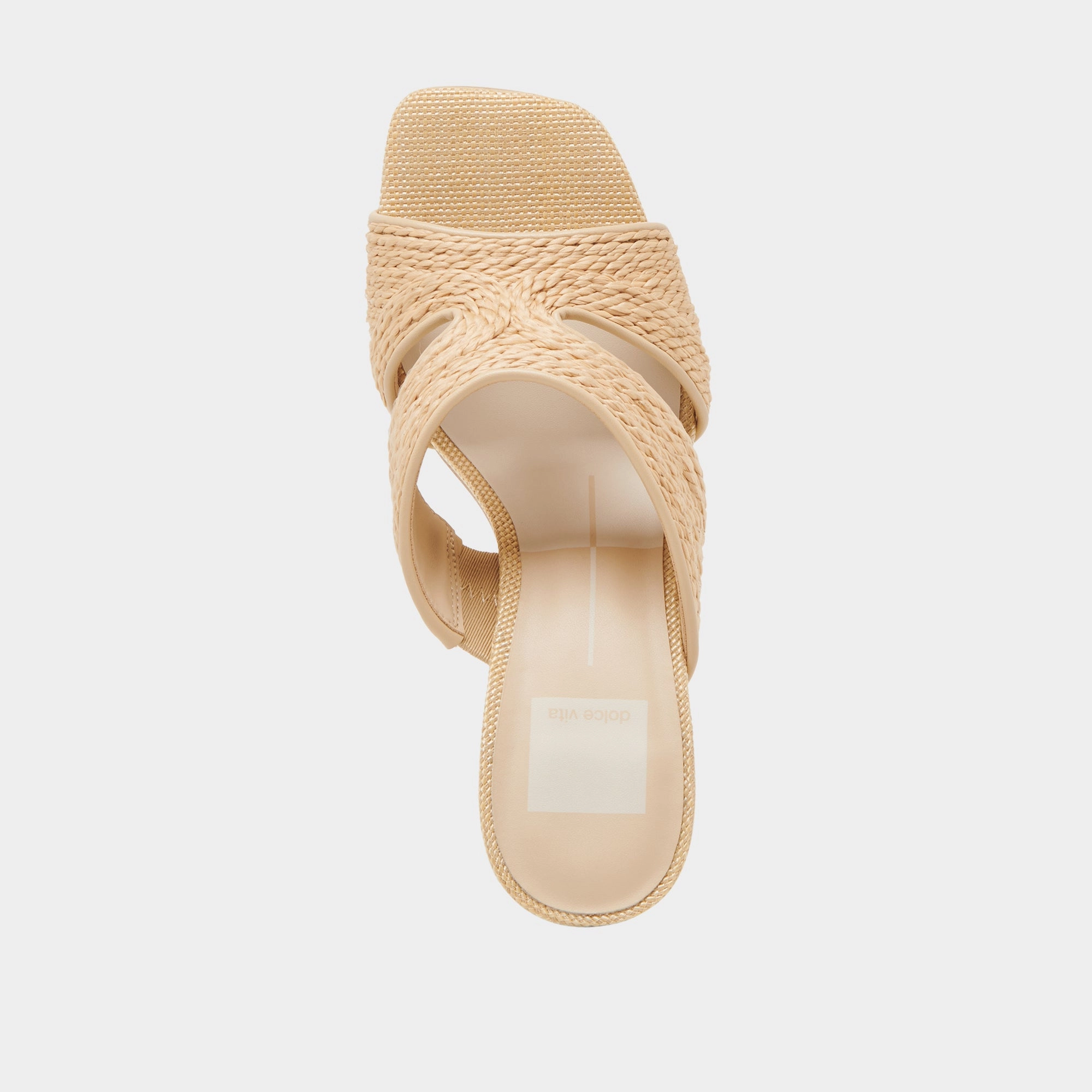 GITEL HEELS LT NATURAL RAFFIA
