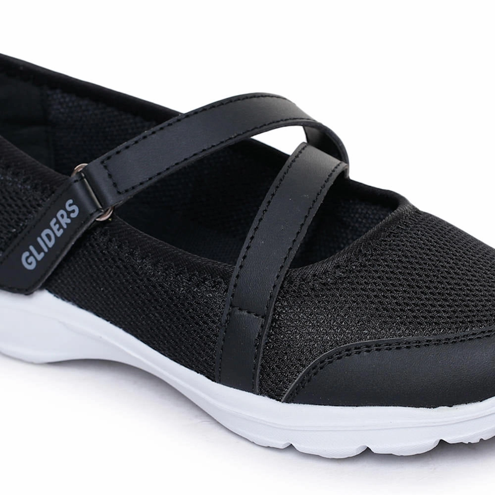Gliders (Black) Casual Ballerina Shoes For Women AMANDA-2E By Liberty