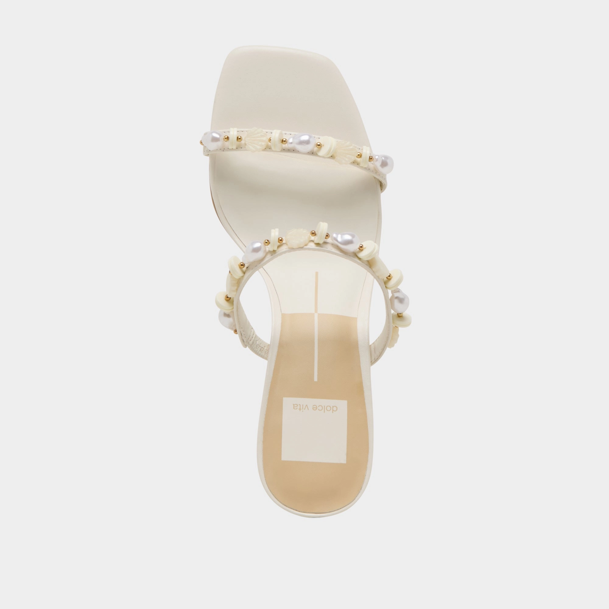 GRASON HEELS WHITE LEATHER