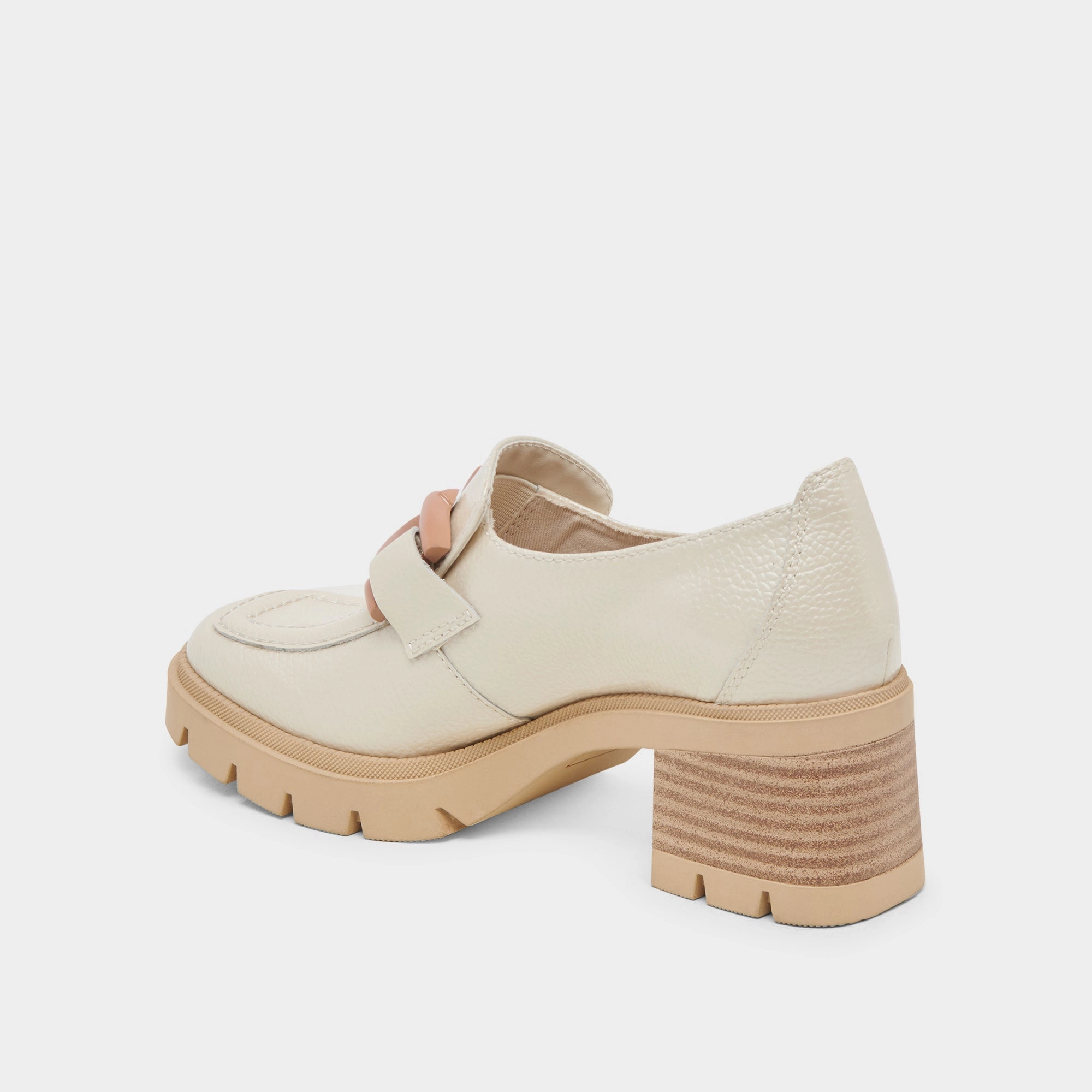 HAROLD HEELS IVORY PATENT LEATHER - re:vita