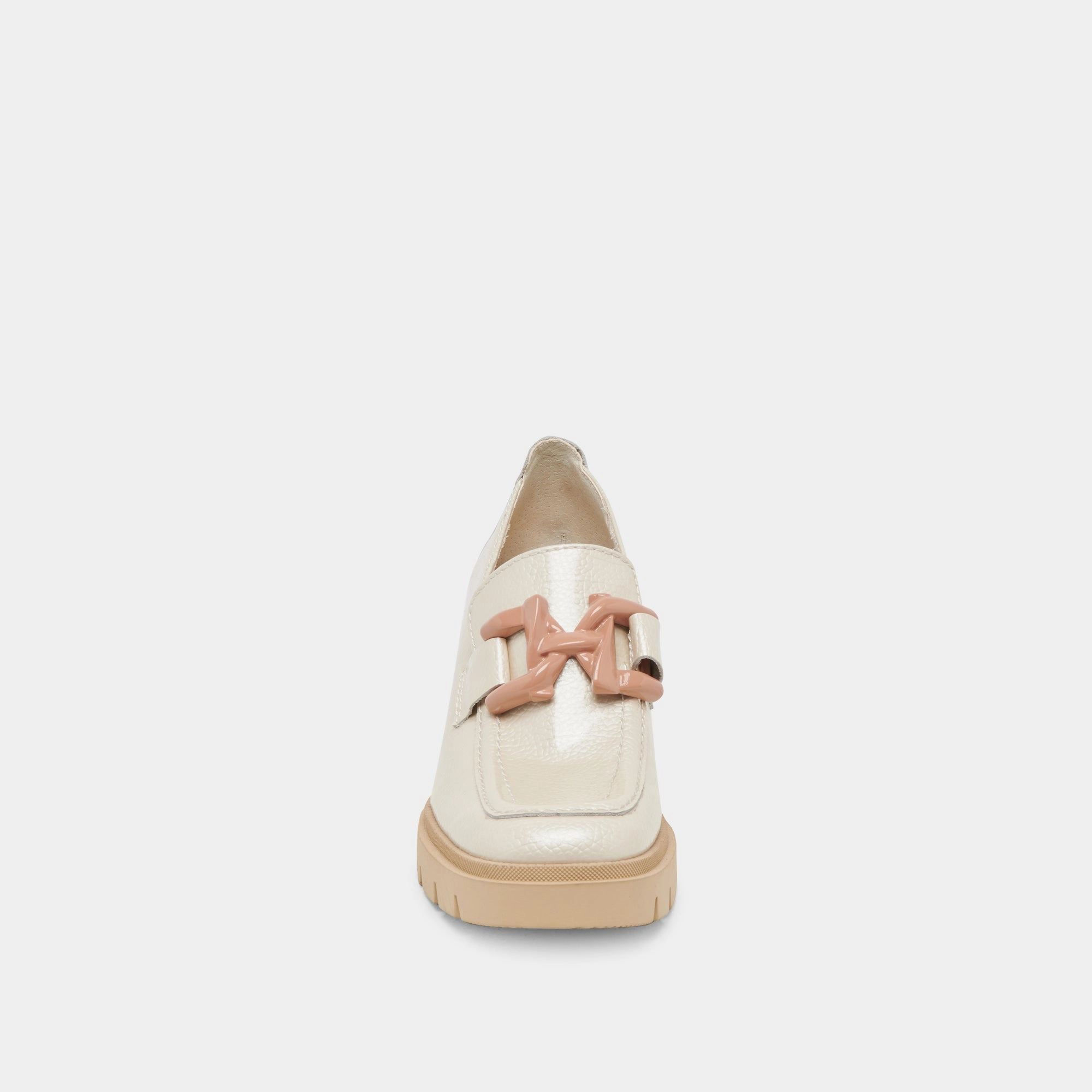 HAROLD HEELS IVORY PATENT LEATHER - re:vita