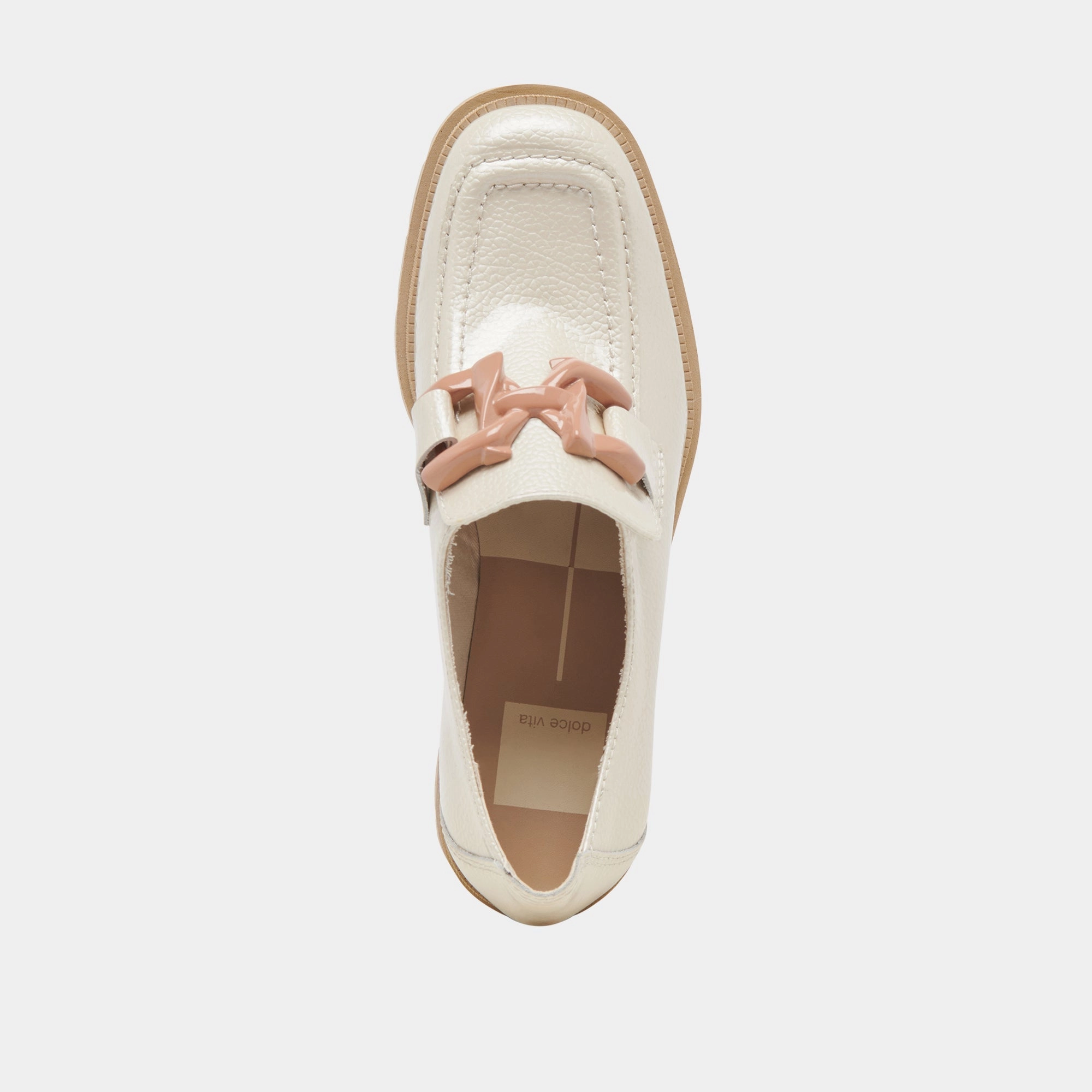HAROLD HEELS IVORY PATENT LEATHER - re:vita