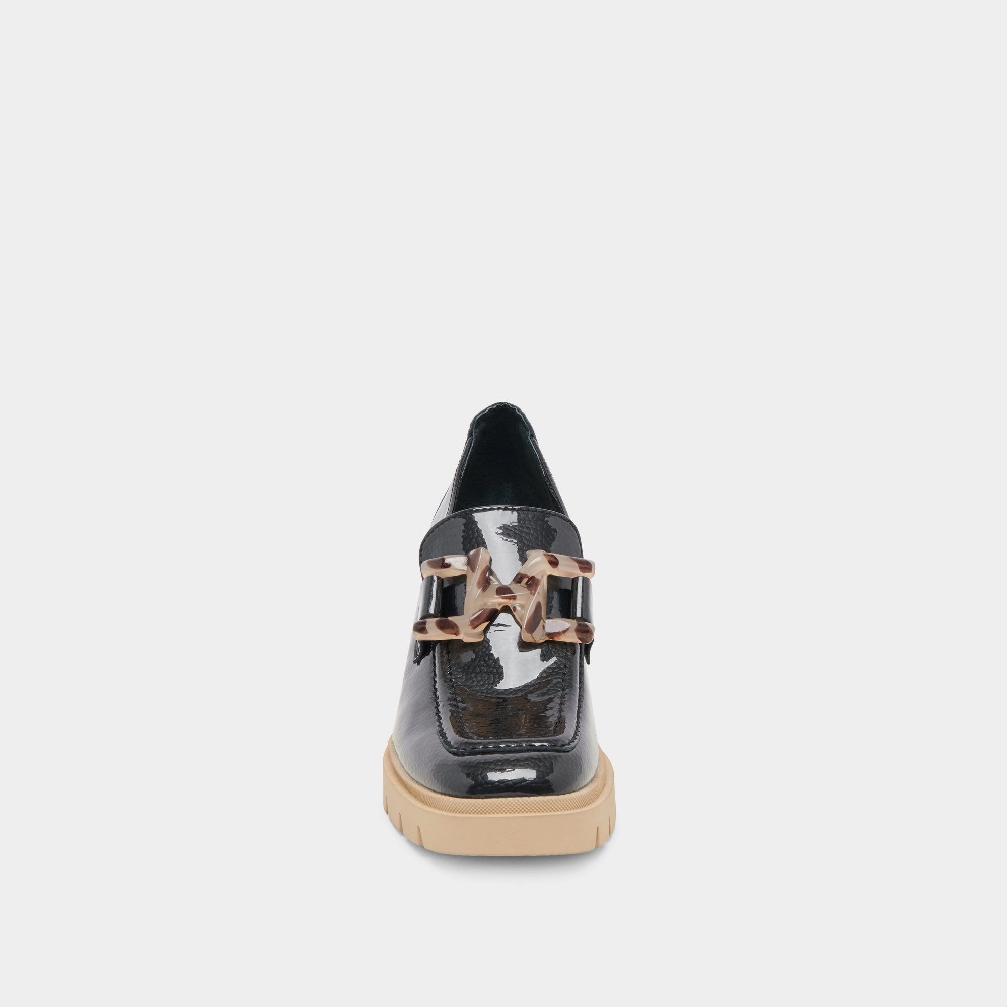 HAROLD HEELS MIDNIGHT PATENT LEATHER - re:vita