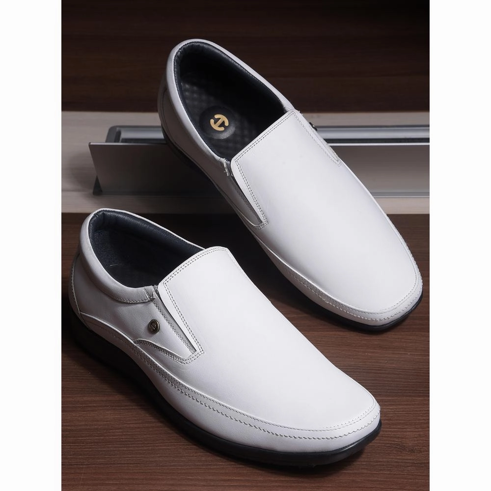 Healers By Liberty Mens JPL-232 White Formal Non Lacing Shoes