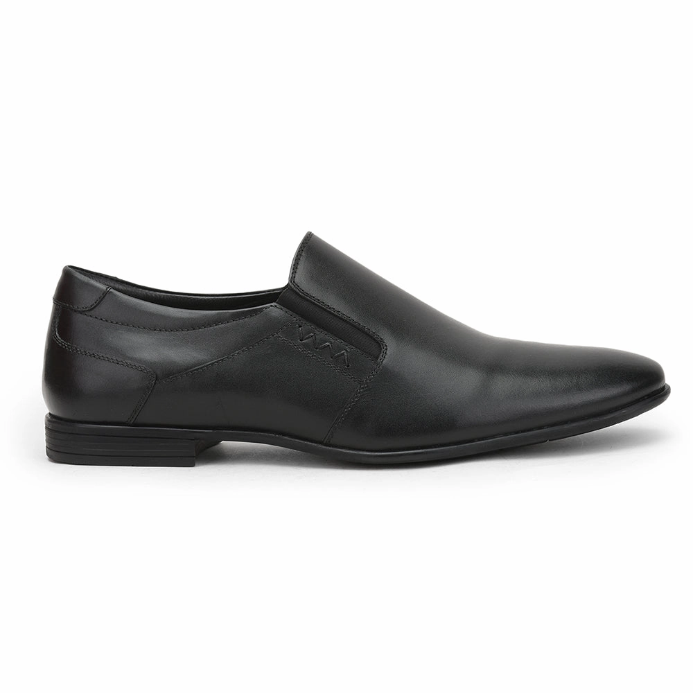 Healers Formal Non Lacing Shoes For Men (Black) SSL-211 By Liberty