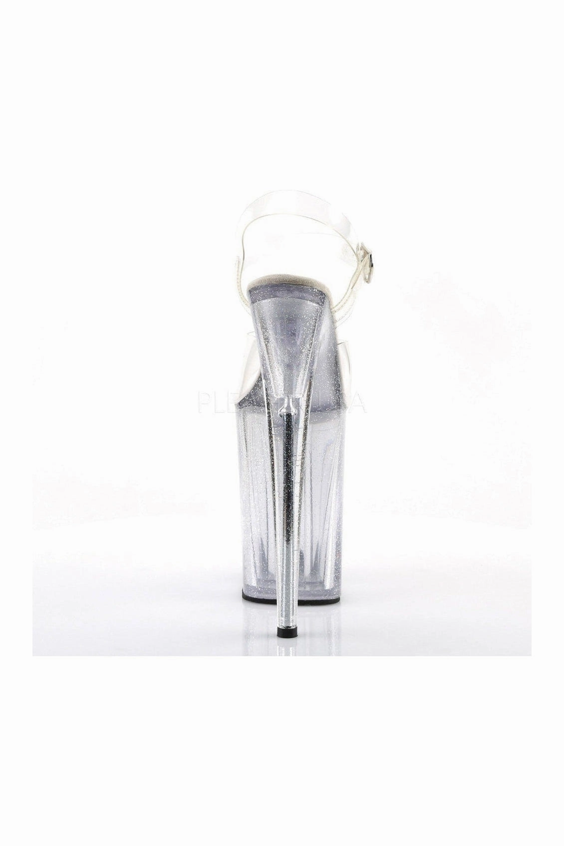 INFINITY-908MG Platform Sandal  | Clear Vinyl