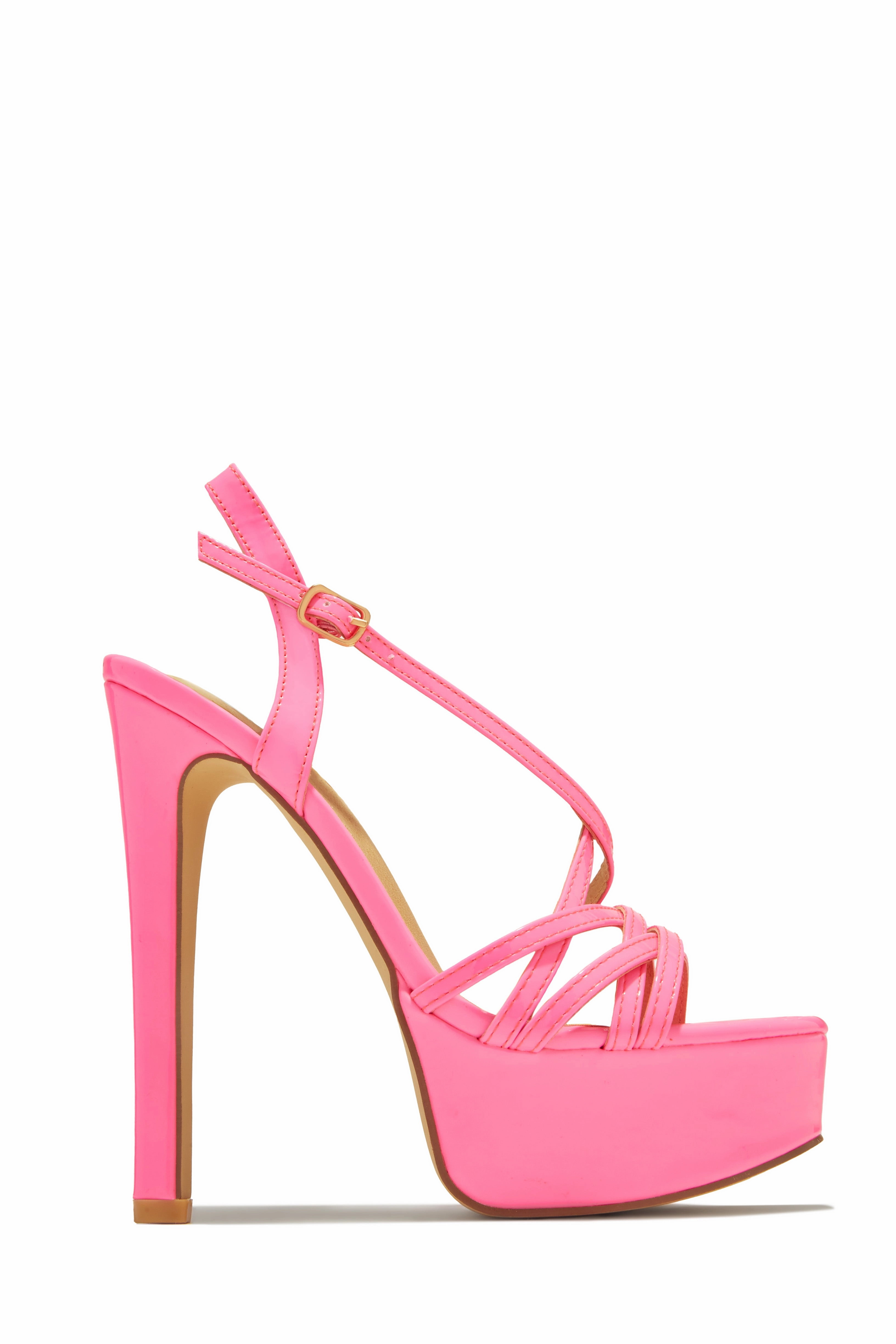 Jazari Platform Heels - Pink