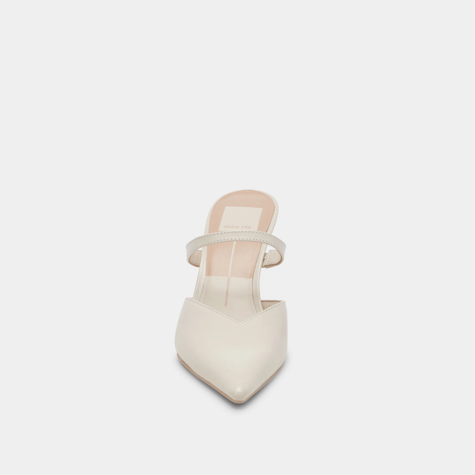 KANIKA HEELS WHITE CRINKLE PATENT - re:vita