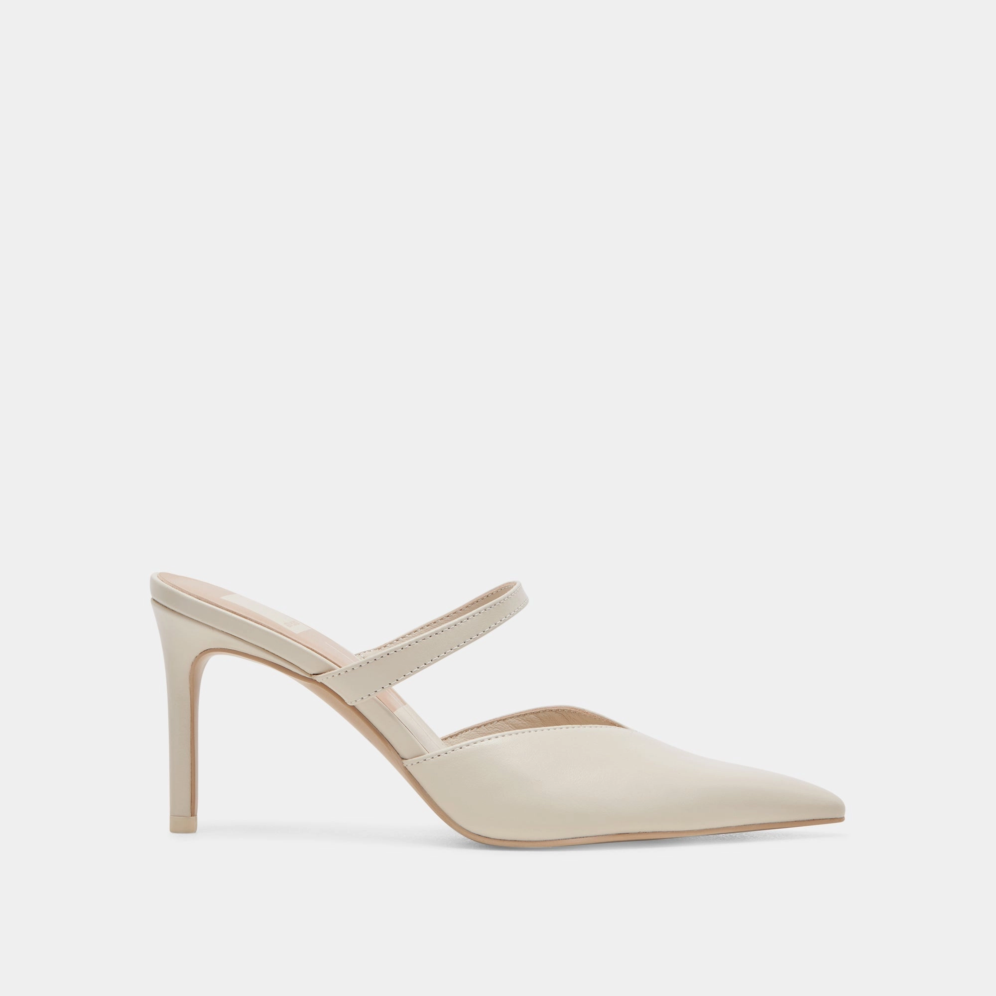 KANIKA HEELS WHITE CRINKLE PATENT - re:vita