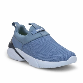 Leap7x Non-Lacing Blue Casual Slip-on Shoes For Men BRISK-01 By Liberty