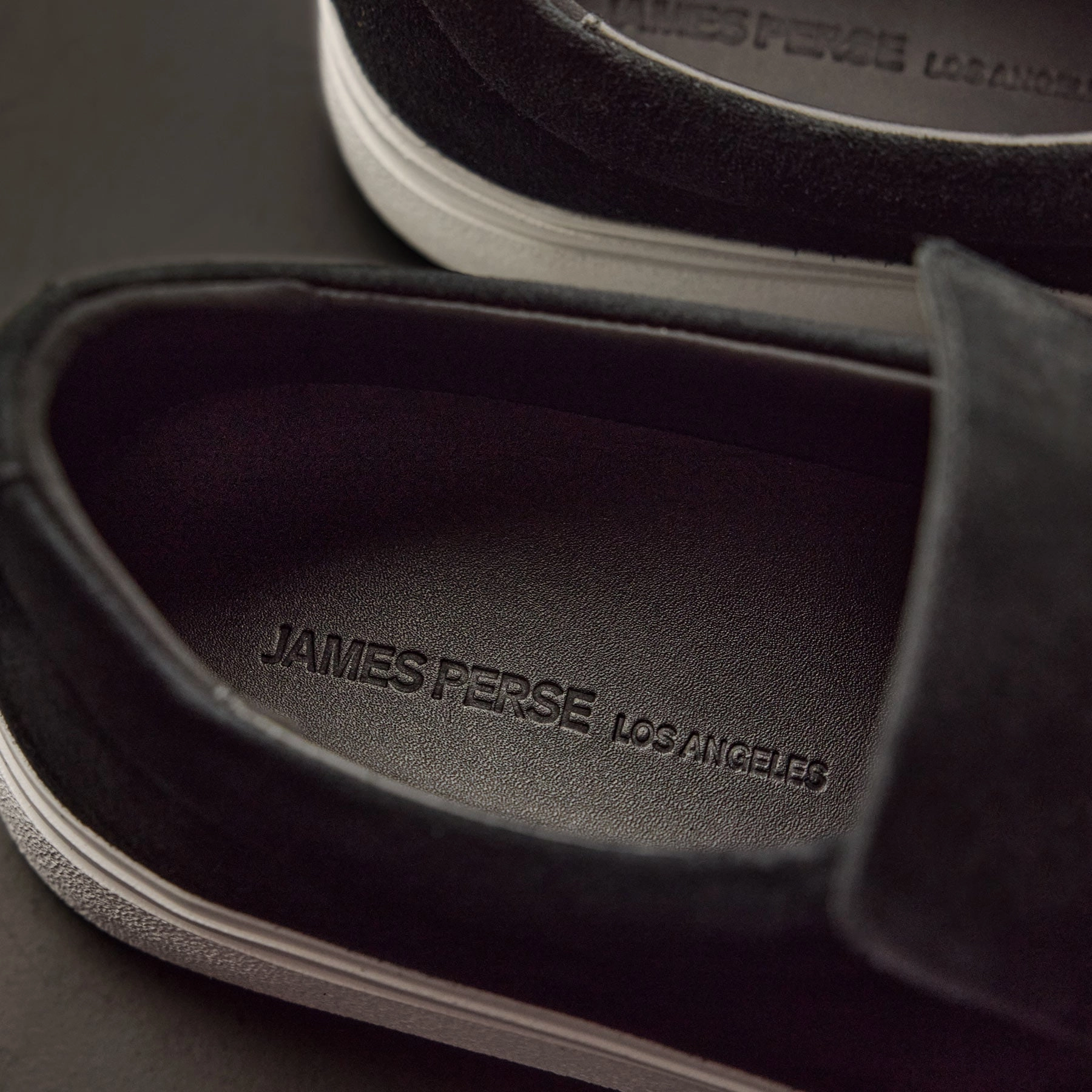 Men's Coastal Suede Slip On - Black