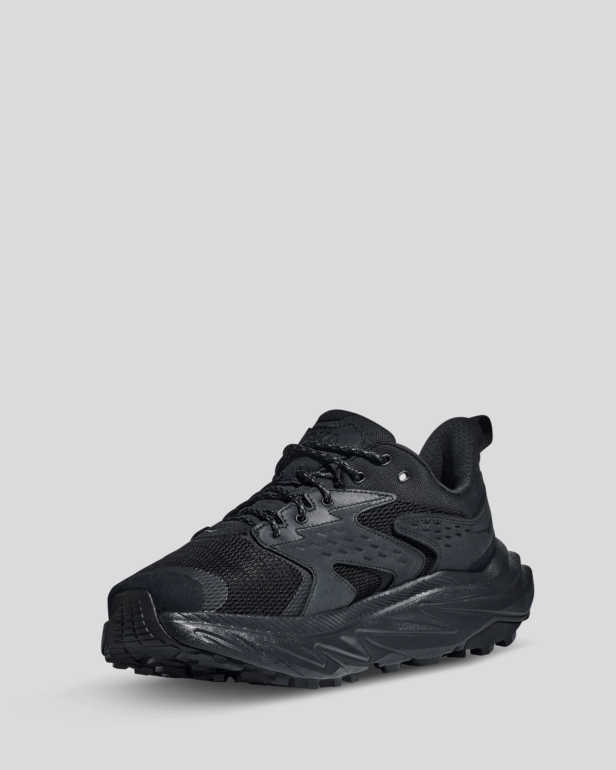 Men's Hoka Anacapa 2 Low GTX Hiking Shoes - Black